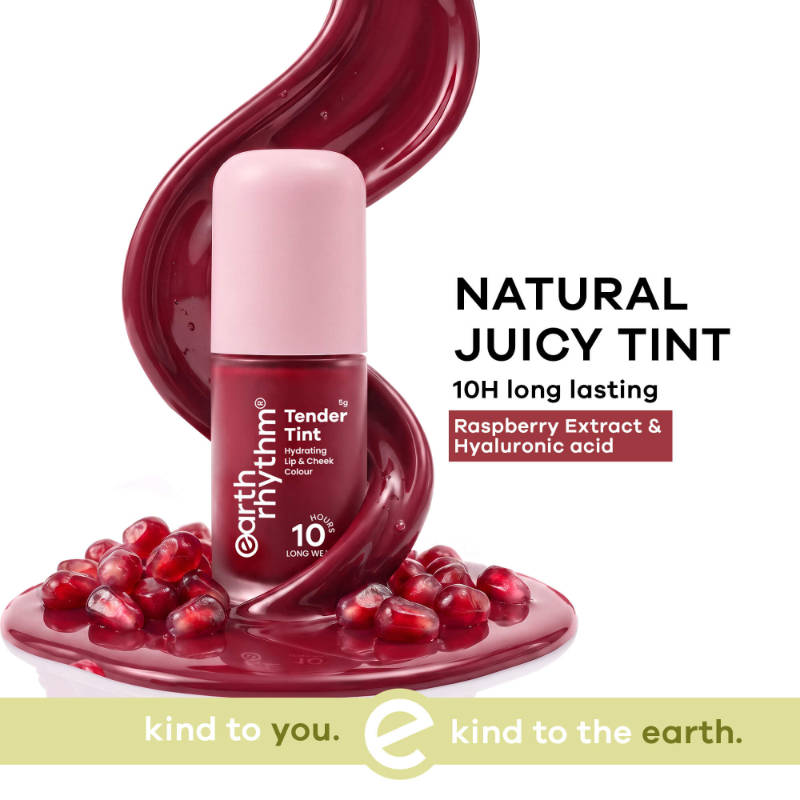 Earth Rhythm Lip & Cheek Tint - Brandy, Non-toxic Pigments, Long-stay and Everyday Wear