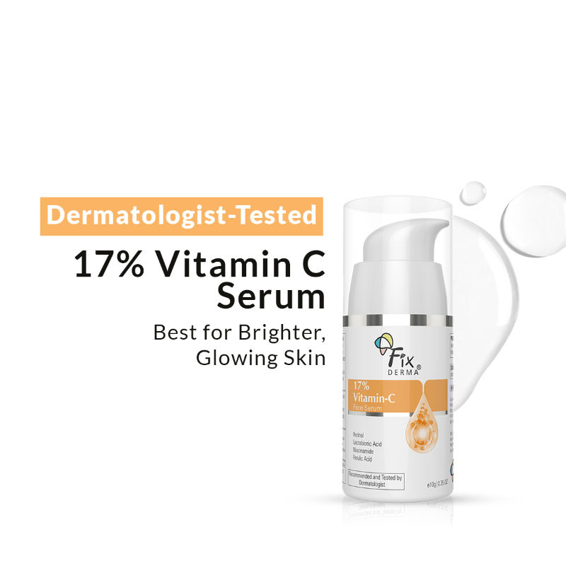 Fixderma 17% Vitamin C Face Serum With Retinol & Niacinamide Face Serum
