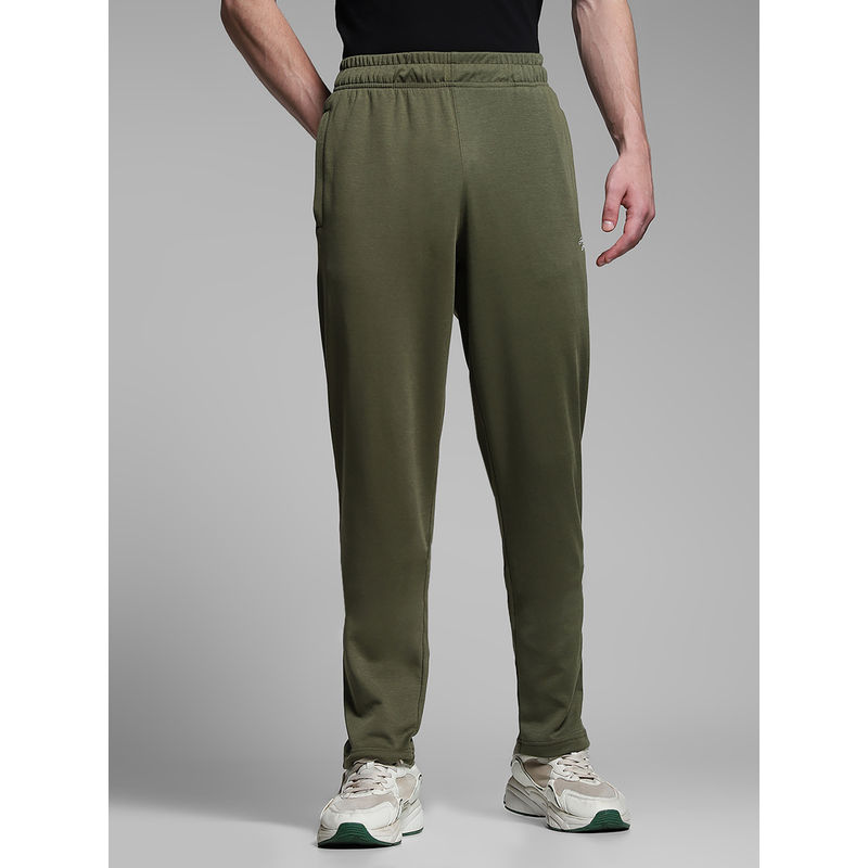 Jack & Jones Green Regular Fit Trackpant (XL)