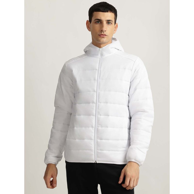 LINDBERGH White Solid Puffer Jacket (S)