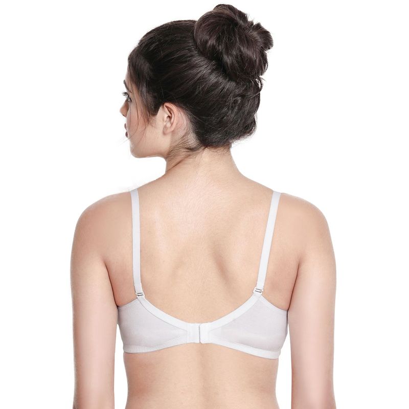Shyaway Women White Wirefree M Frame Hi Support Minimizer Bra (40B)