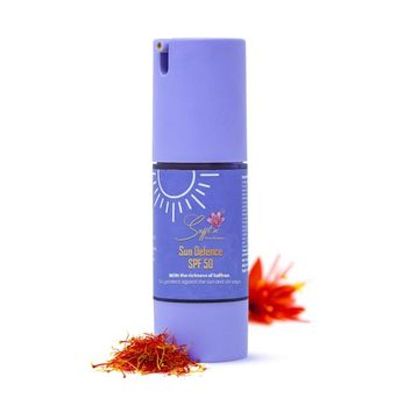 Saffrn Sun Defence SPF 50 Sunscreen With Richnes Of Saffron