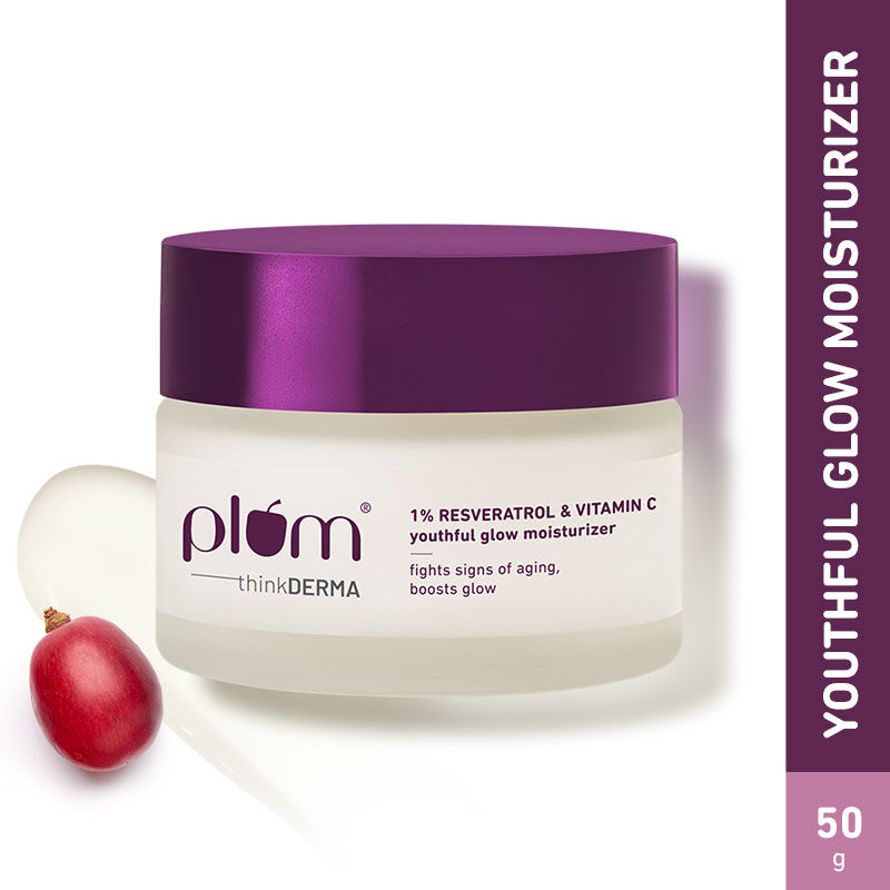 Buy Plum 1 Resveratrol & Vitamin C AntiAging Moisturizer For Glowing