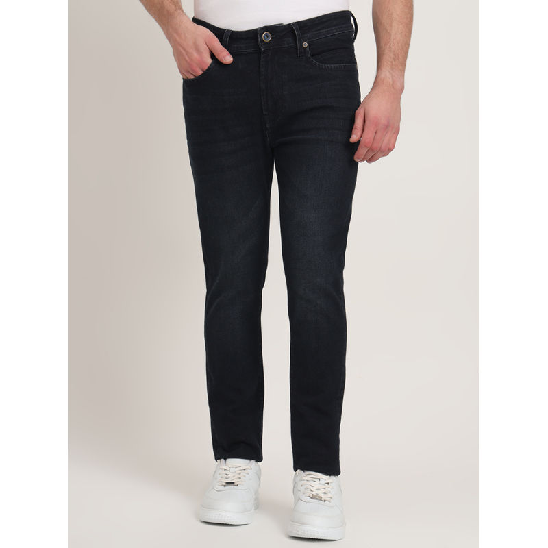 JadeBlue Indigo Blue Slim Fit Classic Denim Comfortable Stretch Jeans (30)