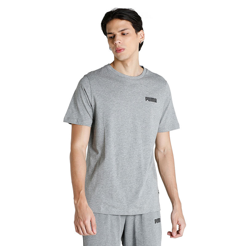 Puma ESS Small Mens Grey Casual T-Shirt (S)