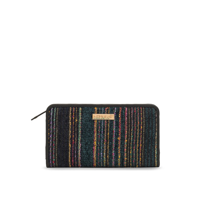 Buy Chumbak Jacquard Lines Long Wallet Online