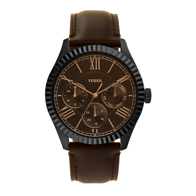 Buy Fossil Men's Chapman Brown Watch Fs5635(Onesize) Online