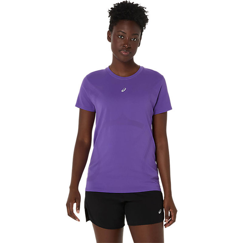 ASICS Women's Edo Purple Road Seamless Top (XS)