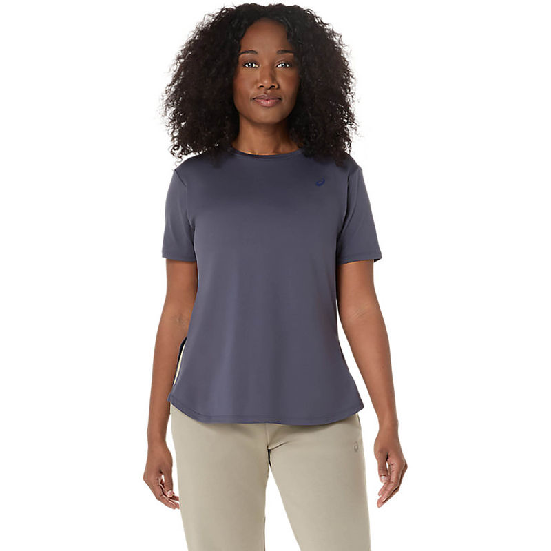 ASICS Women's Indigo Fog Flex Stretch Short Sleeve Top (XS)