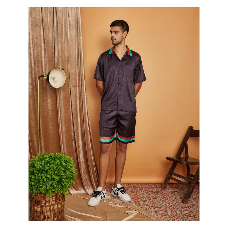 CLUBHAVANA Cross Bar Premium Soft Satin Shorts (S)