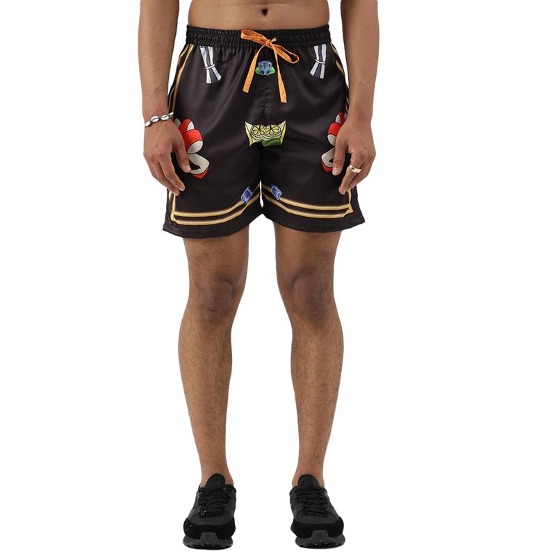 CLUBHAVANA Tipsy Threads Premium Soft Satin Shorts (S)