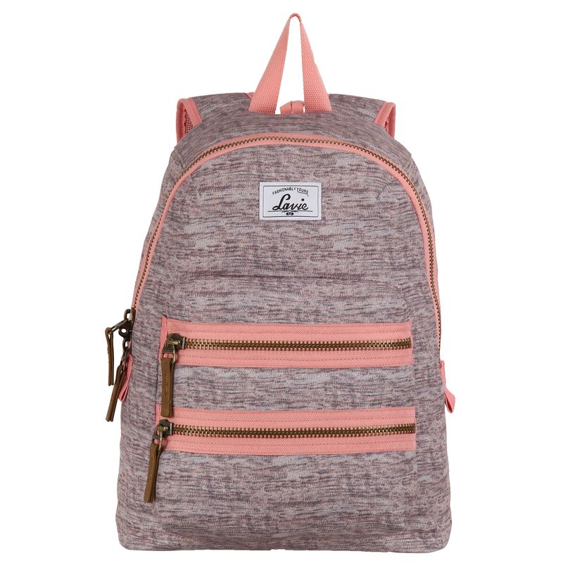 Buy Lavie Pink Solid Backpacks Online