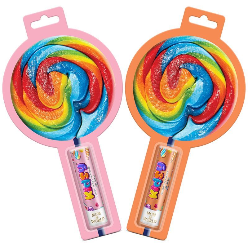 Mom & World Kidsy Natural Lip Balm Candy Floss + Gummy Floss Buy Mom