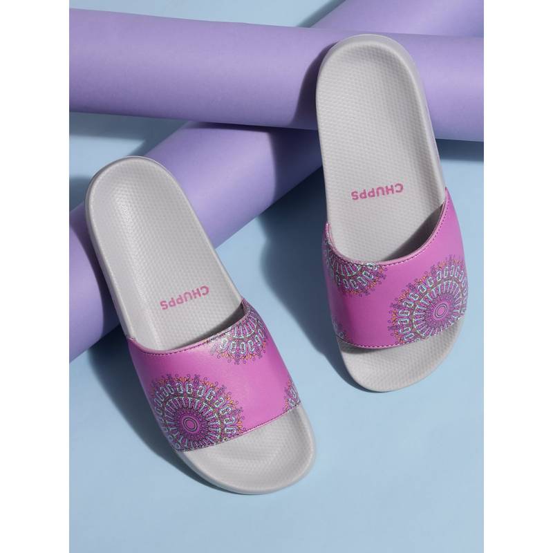 Chupps Womens Gujrat Titans ARKA Pink Airsoft Casual Sliders (UK 5)
