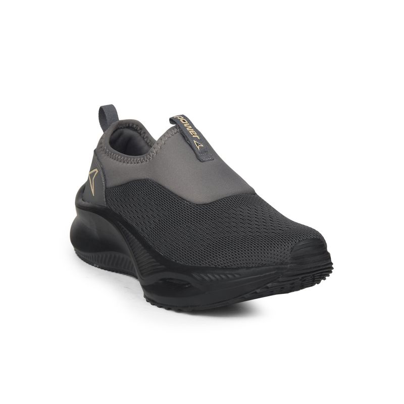 Power Slip-On Grey Walking Shoes for Men (UK 8)