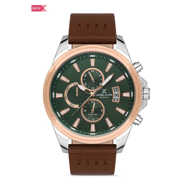 Daniel Klein Exclusive Green Dial Multifunction Watch main image 1