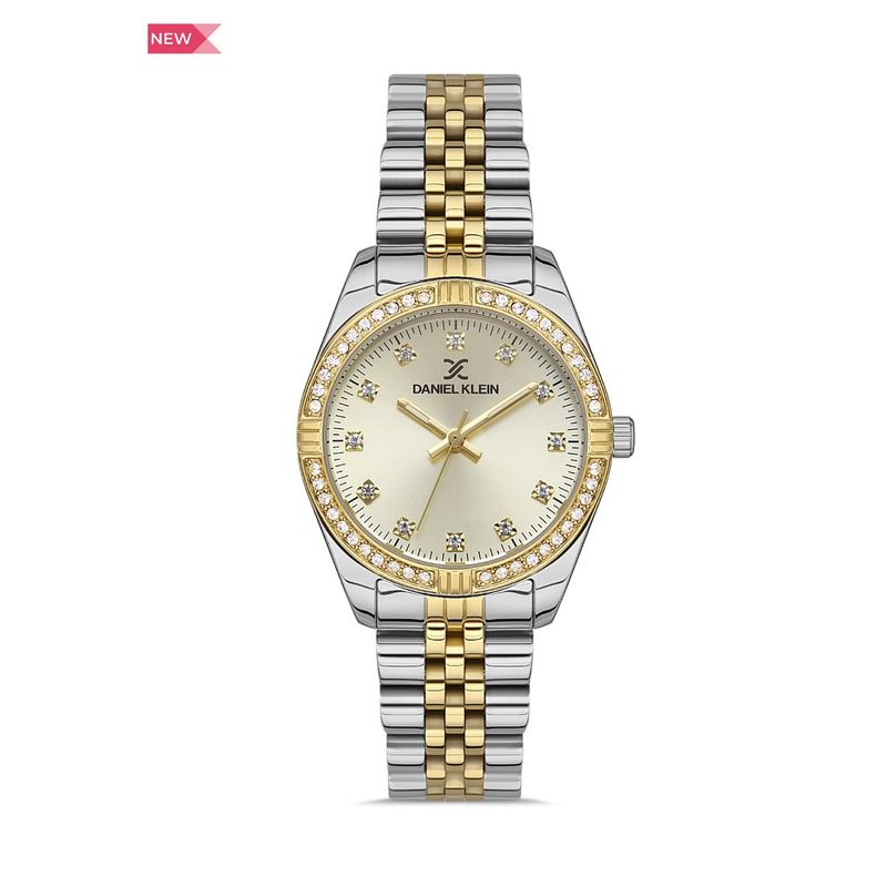 Buy Daniel Klein Premium Women Silver - Sunray Dial with Real Index ...