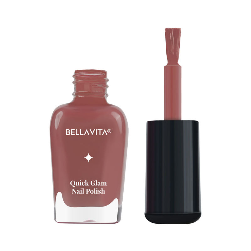 Bella Vita Organic Vibrant Color Lustrous Shine Long Lasting Nail Polish - First Coffee