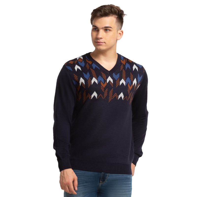 ColorPlus Navy Sweater (L)