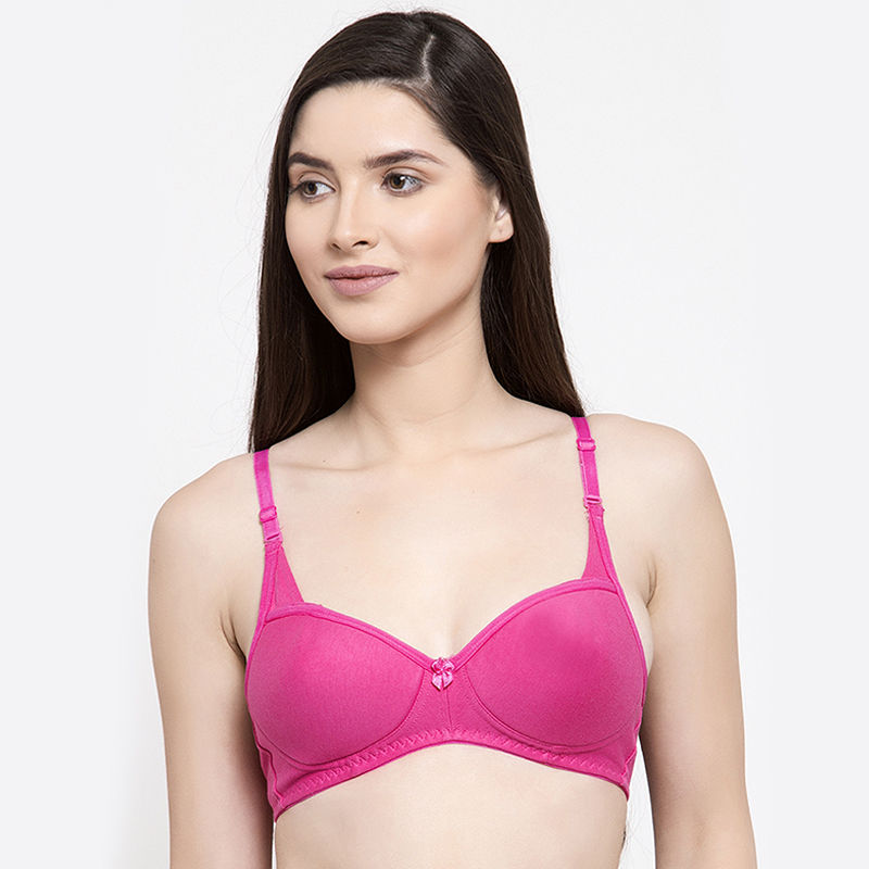 Groversons paris beauty Padded Non-Wired Seamless T-Shirt Bra (30B)