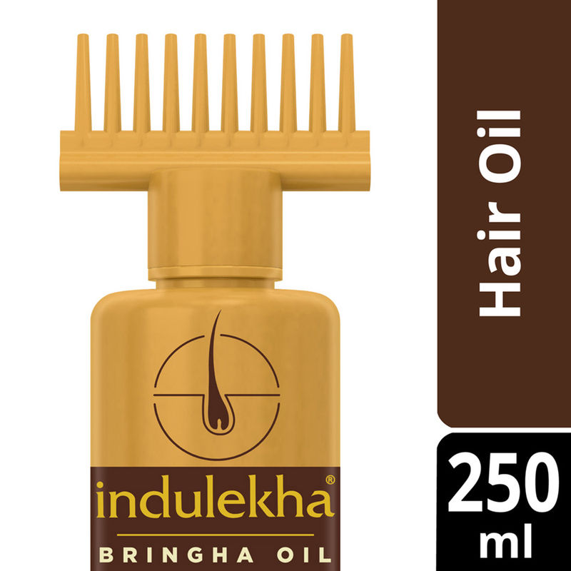 Indulekha Bringha Ayurvedic Hair Oil for Hair Fall Control with Amla & Coconut Oil