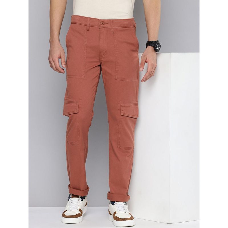 Levi's Mens 511 Slim Fit Brown Cargo Trousers (28)