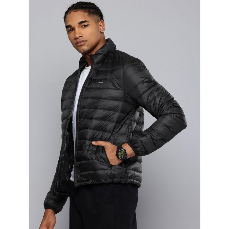 Levi's Mens Solid Black Jacket (2XL)