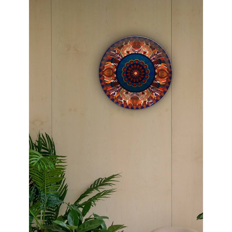 KOLOROBIA Egyptian Tranquility Decorative Plate 8 Inch