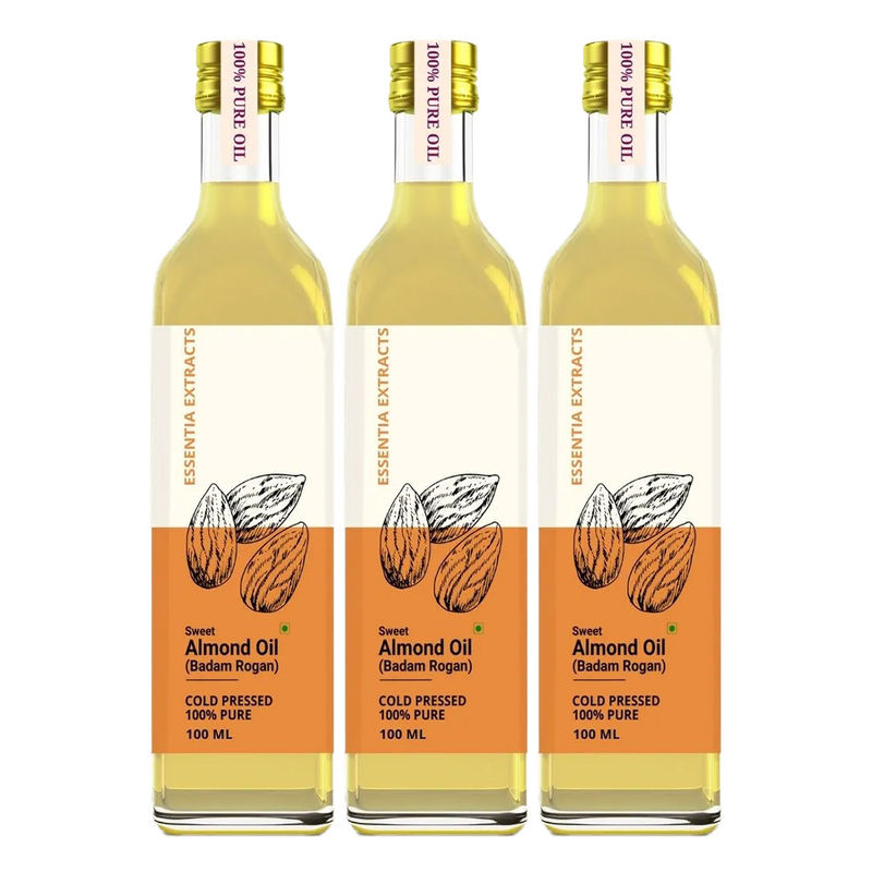 Buy Essentia Extracts ColdPressed Sweet Almond Oils Pack Of 3 Online