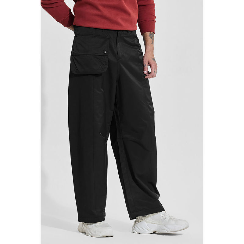 Snitch Black Loose Fit Trouser (36)