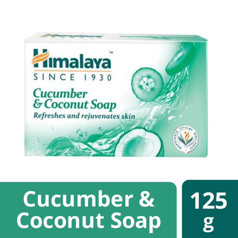 Himalaya Refreshing And Rejuvenates Skin Cucumber & Coconut Soap