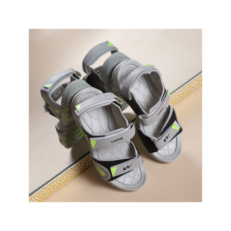 Buy Campus Camp Pashto Grey Mens Sandals Online