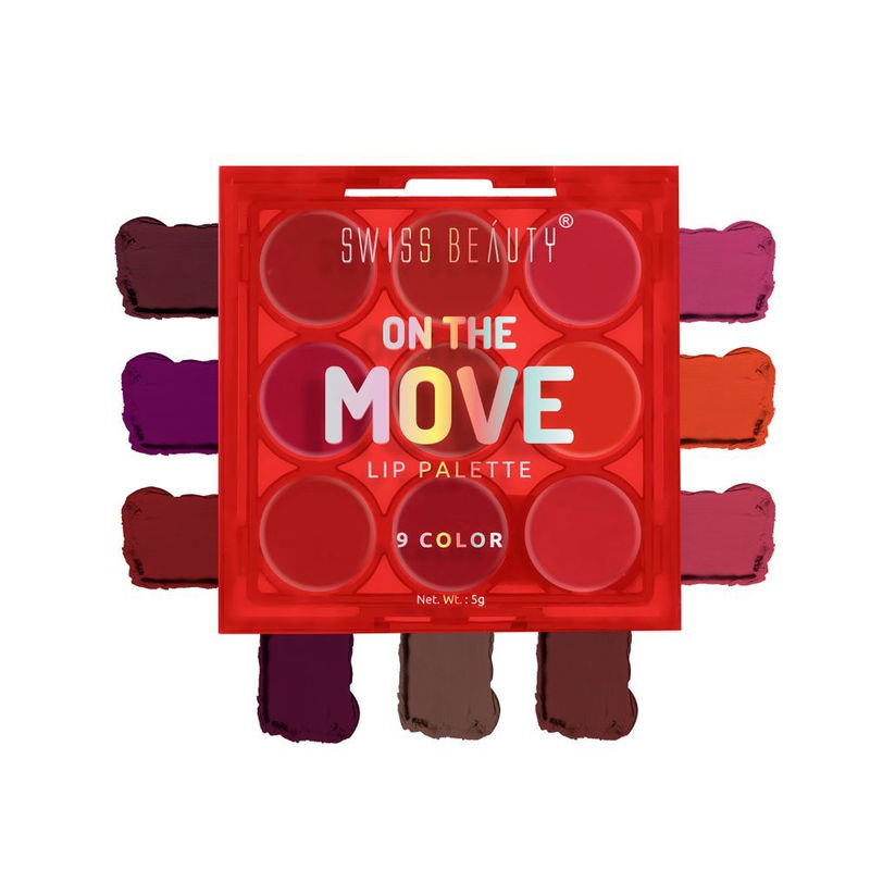 Swiss Beauty On The Move Lip Palette - Bold Shade