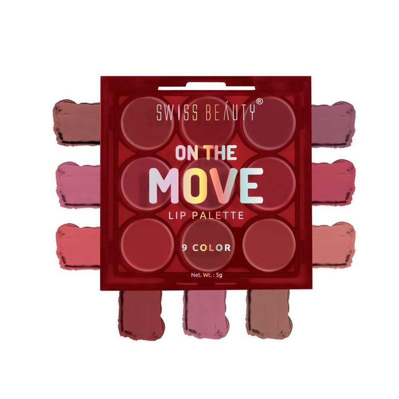Swiss Beauty On The Move Lip Palette - Nude Shade
