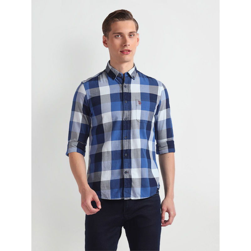 U.S. Polo Assn. Denim Co. Cotton Slim Fit Shirt (40)