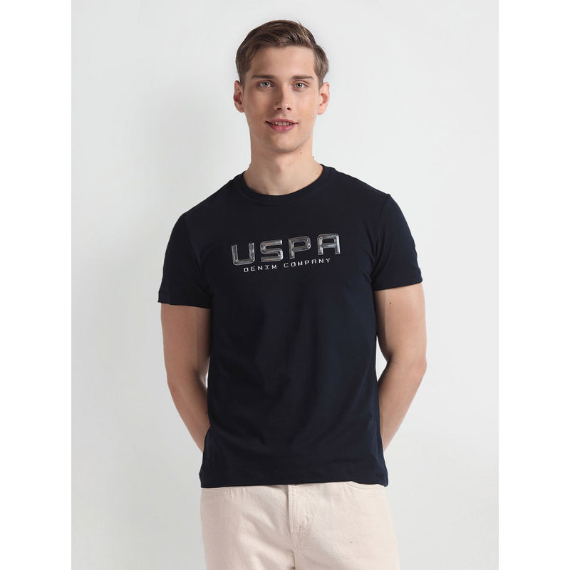 U.S. Polo Assn. Denim Co. Brand Print Cotton T-Shirt (L)