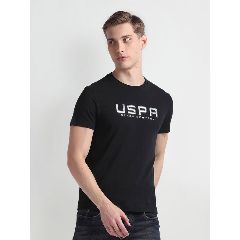 U.S. Polo Assn. Denim Co. Brand Print Cotton T-Shirt (S)