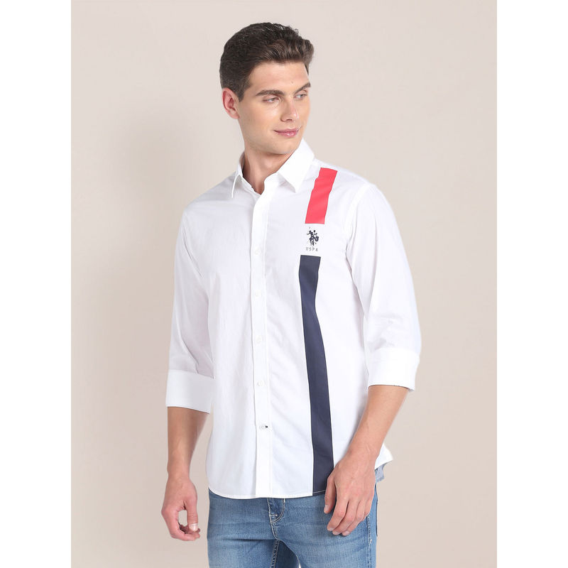 U.S. POLO ASSN. Vertical Stripe Cotton Shirt (XL)