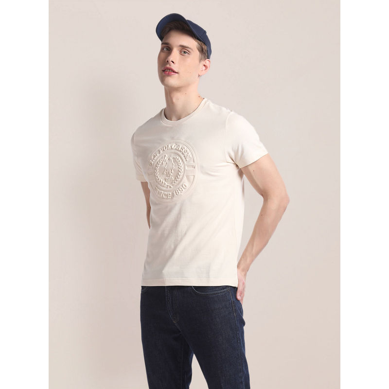 U.S. POLO ASSN. Self Design Slim T-Shirt (2XL)