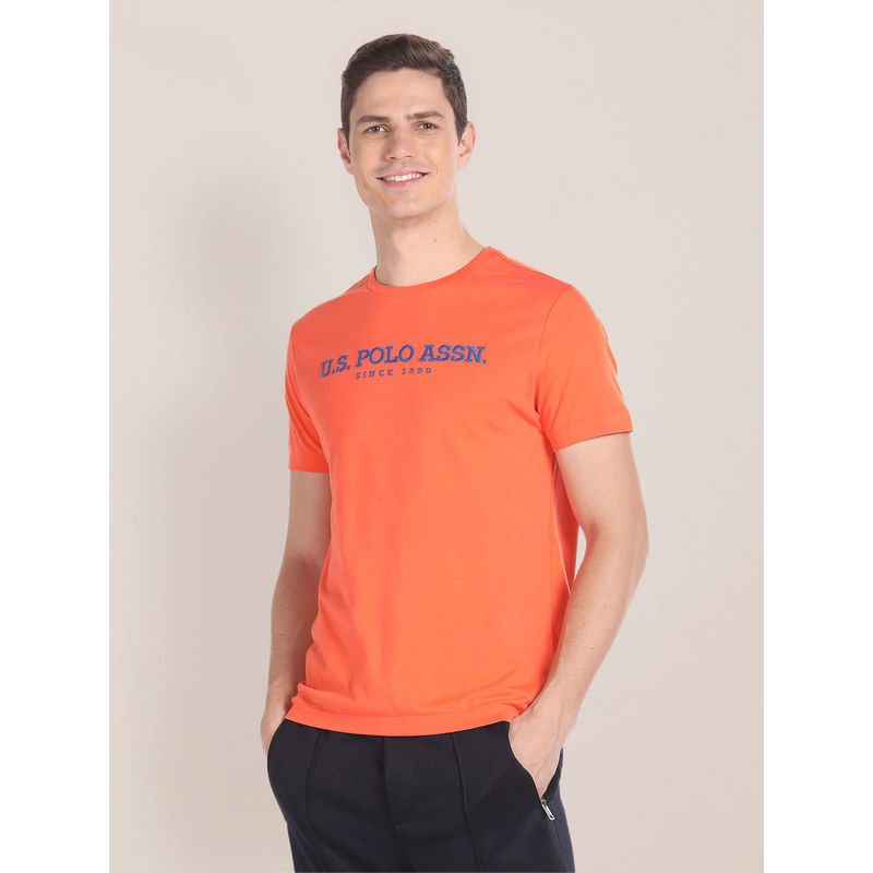 U.S. POLO ASSN. Brand Embroidered Cotton T-Shirt (2XL)