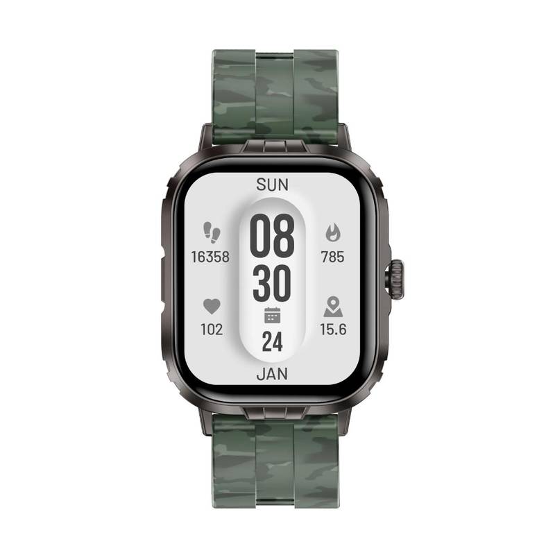 iConnect Go+ 1.83(4.64 cm) Display & Metallic Body, BT Calling Smartwatch TWIXW1003T