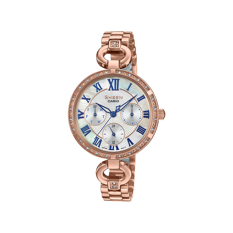 Buy Casio SX265 Sheen Rose Gold SHE 3067PG 7AUDF Analog Watch For Women Online