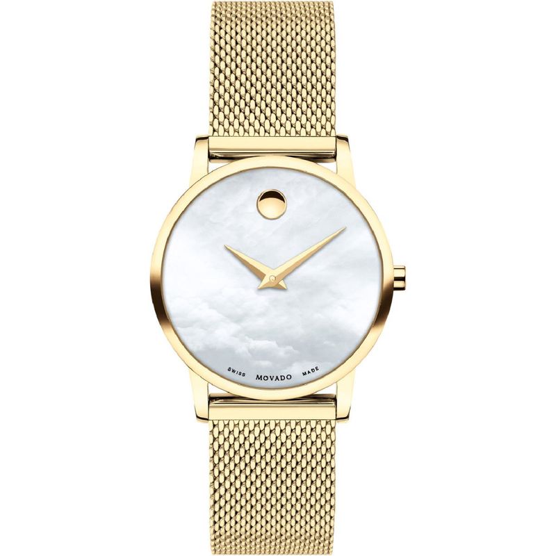 Movado Museum Classic Analog MOP Dial Color Women's Watch 607351 Buy