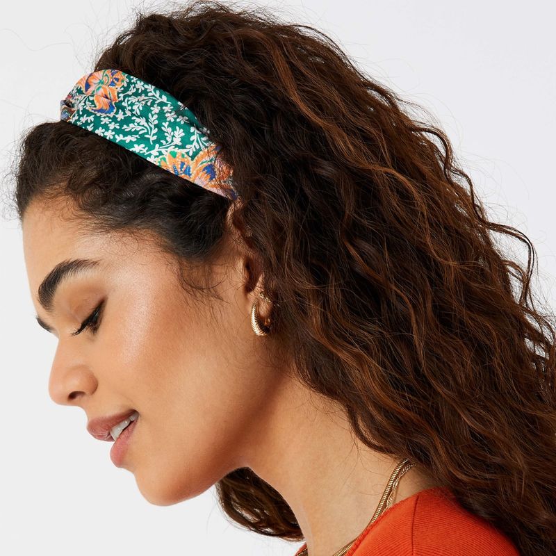 Buy Accessorize London Women's Blue Paisley Hair Bando Online