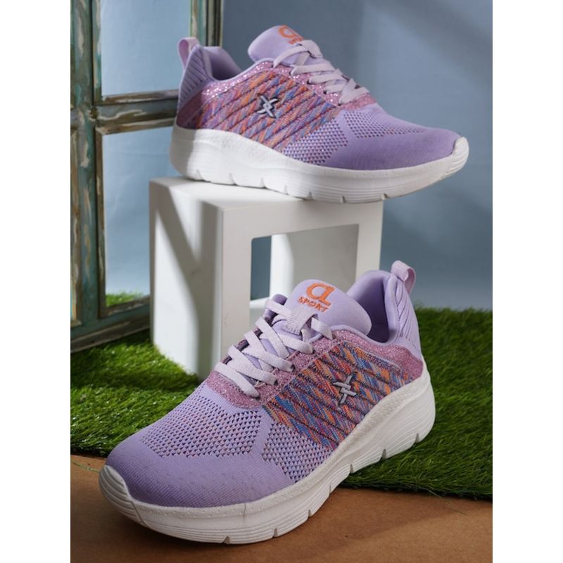 Carlton London Lavender Lace-Ups Round Toe Women Casual Sneakers (EURO 36)