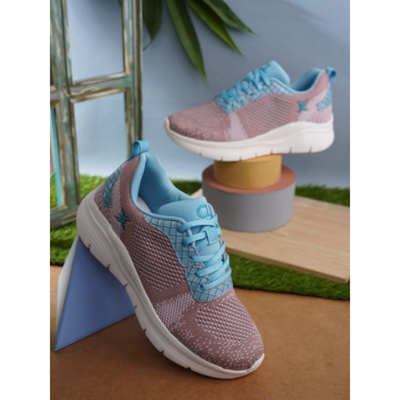 Carlton London Nude Lace-Ups Round Toe Women Casual Sneakers (EURO 37)