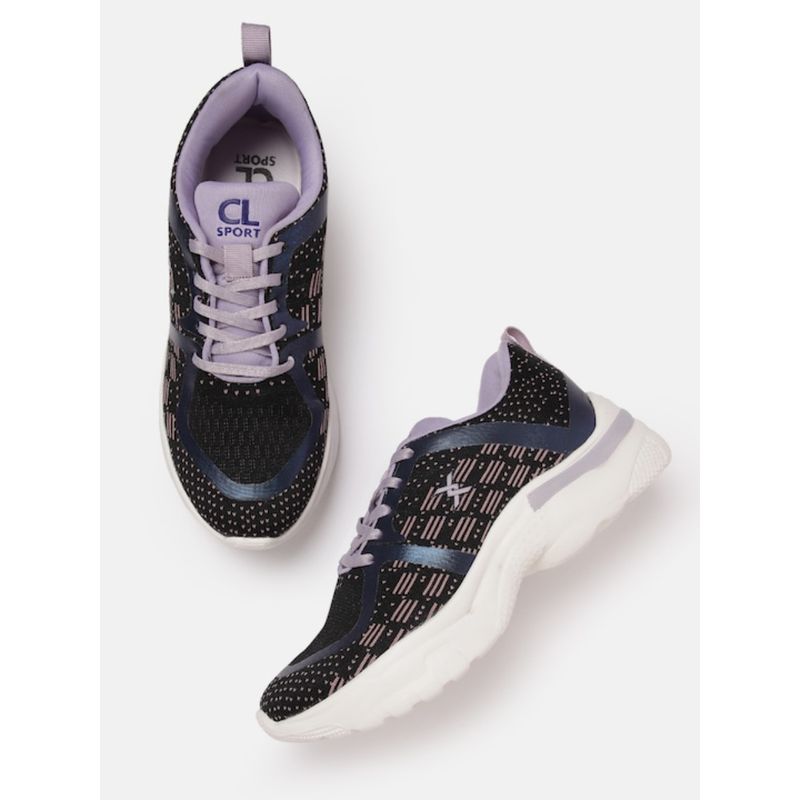 Carlton London Lavender Lace-Ups Round Toe Women Casual Sneakers (EURO 36)