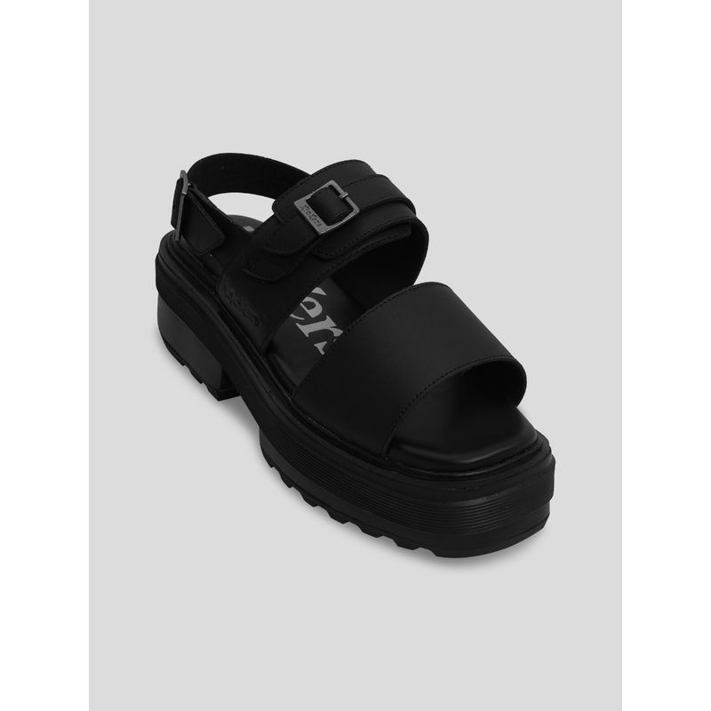 Kickers Women Heline Black Sandals (EURO 36)