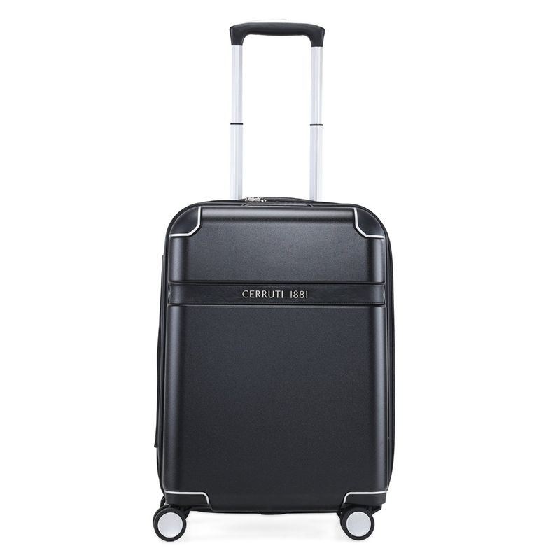 Cerruti 1881 Cetr04786T Range Black Colour Hard Case Cabin Luggage (M) (M)