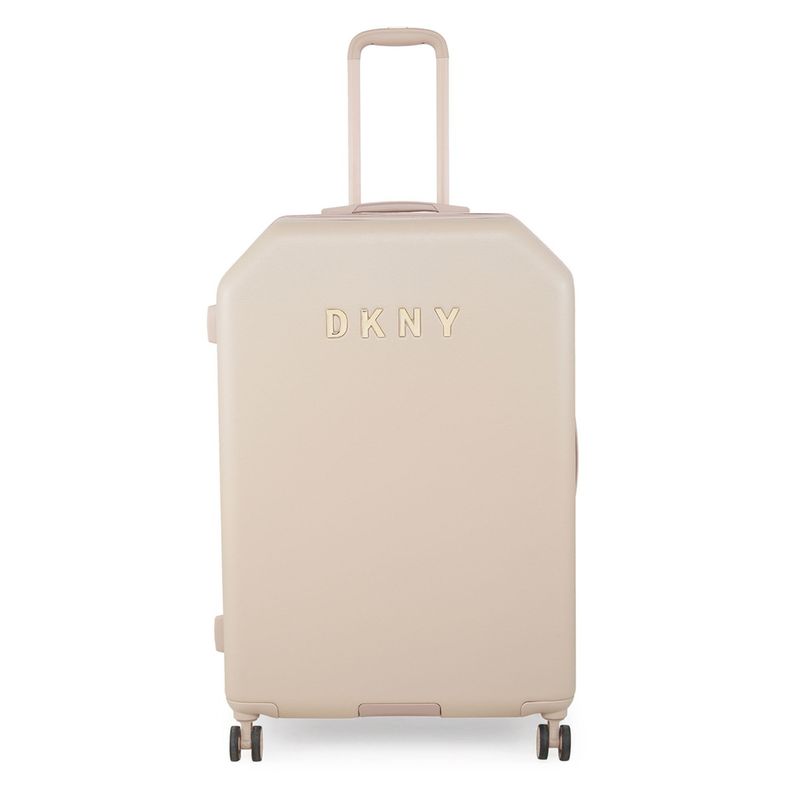 DKNY ALLORE Beige Color ABS Material Hard 24" Medium Size Trolley (M)